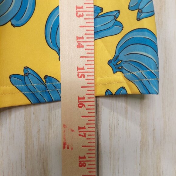 Nick Graham Men's Yellow W/Banana Print Boxers Size XL 40-42 Performance Stretch - Picture 7 of 7